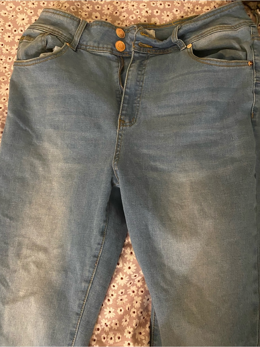 Women’s Light Blue Denim Jeans - Classic Stretch Fit
